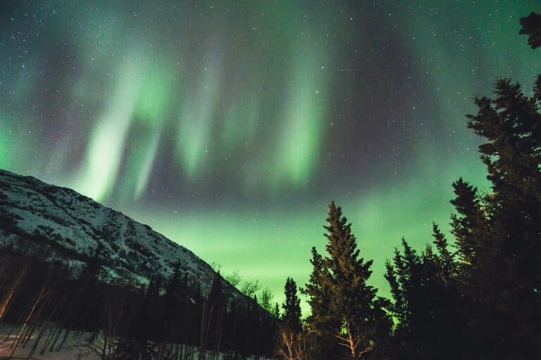 Polarlichter im Yukon.