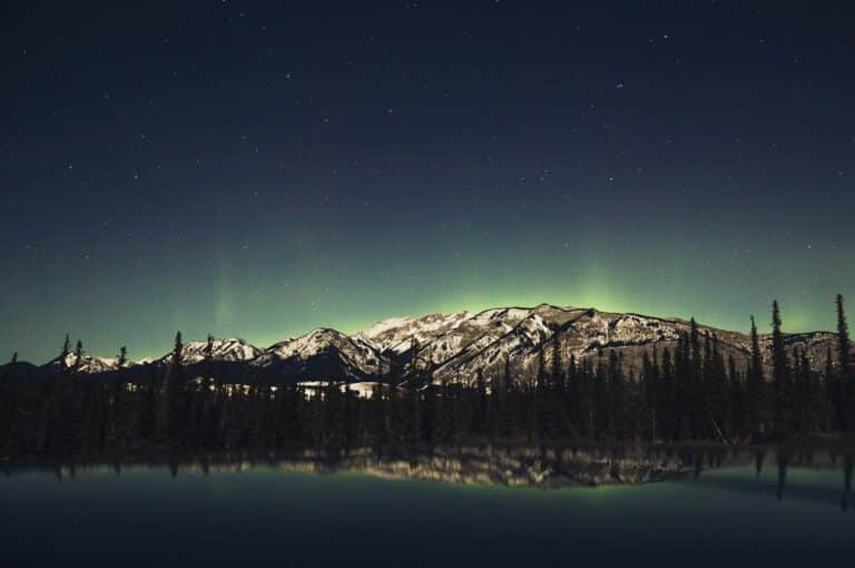 Polarlicher im Jasper National Park