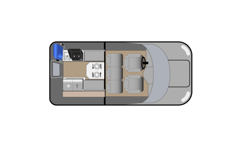 Tagansicht des Wohnmobils